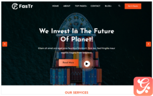 Homen - Transportation & Delivery WordPress Theme for Logistics