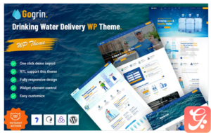 Gogrin - Drinking Water Delivery WordPress Theme