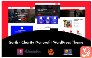 Gorib - Charity WordPress Theme