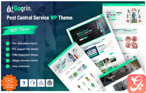 Gogrin - Pest Control Service WordPress Theme