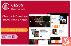 Gesus - Charity & Donation WordPress Theme