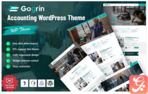 Gogrin - Accounting Responsive WordPress Theme