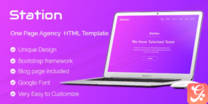 Station - Agency HTML Template
