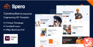 Spero - Construction Industry XD Template