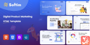 Softim - IT Solution Saas Startup HTML Template