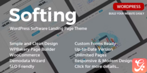 Softing - Software Landing Page