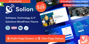 Solion - Technology & IT Solutions Template