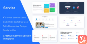 Serviso - Creative Service Section Template