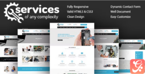 Services - Repair Responsive HTML 5 Template