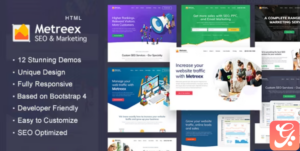 SEO & Digital Marketing Agency Landing HTML Pages