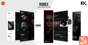 Runex - One Page Portfolio Template