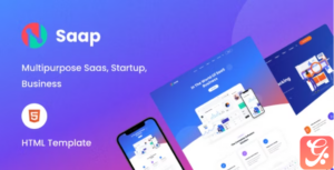 SaaS Company Website Template