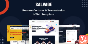 Salvage - Remanufacturer HTML Template