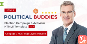 Political Buddies-Election Campaign Template