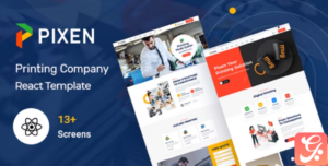 Pixen - Printing Services Company React Template