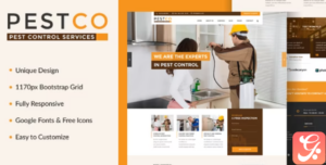 Pestco - Pest Control HTML Template
