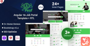 Peof - Angular Job Board & Hiring Template