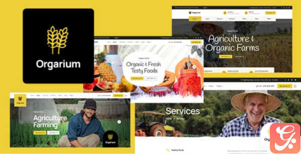 Orgarium Agriculture Farming HTML Template