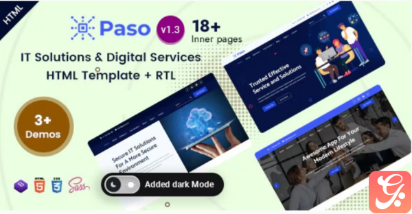 Paso IT Solutions Digital Services HTML Template