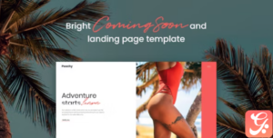 Peachy - Coming Soon and Landing Page Template