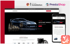 Automotive Auto Parts Store Prestashop Theme