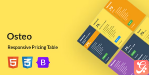 Osteo - Responsive Pricing Table