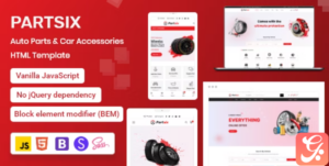 Partsix - Auto Parts & Car Accessories Shop HTML T
