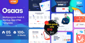 OSaaS - SaaS & Startup Agency Template