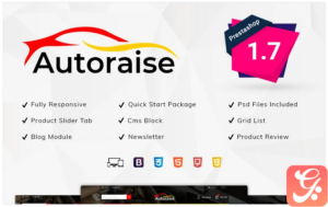 Autoraise - Auto Store PrestaShop Theme