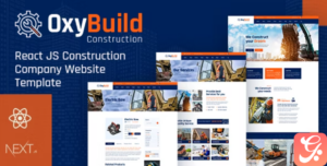 Oxybuild - React Construction Template with Next J