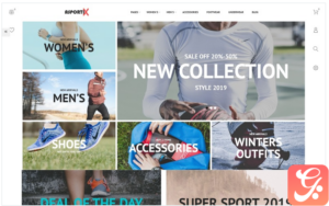 Asportix - Sport Equipment Store Clean Bootstrap Ecommerce PrestaShop Theme