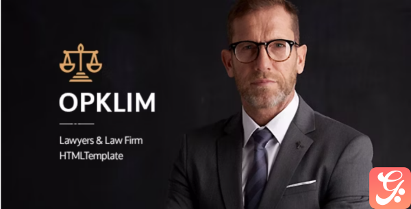 Opklim Lawyer and Law Firm HTML Template