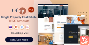 Oftop - Single Property Real Estate HTML Template