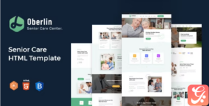 Oberlin - Senior Care HTML Template