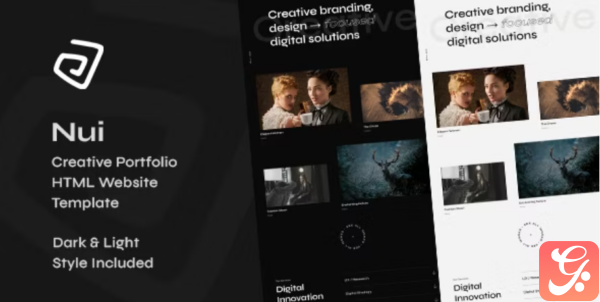 Nui Creative Portfolio Showcase HTML Website Template