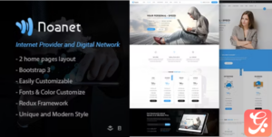 Noanet Digital Network and Internet Provider HTML