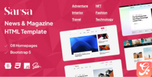News & Magazine Template