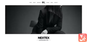 Nextex - One Page Photography Portfolio Template