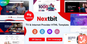 NextBit - TV & Internet Provider Template