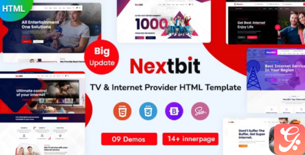 NextBit TV Internet Provider Template