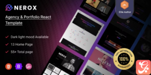 Nerox - React Next js Agency & Portfolio Template