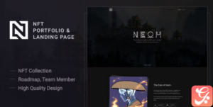 Neoh - NFT Portfolio React Nextjs Landing Page