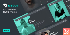Myour - Personal Portfolio Resume Hugo Theme