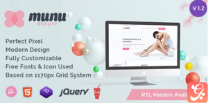 Munu - Beauty HTML5 Template + RTL