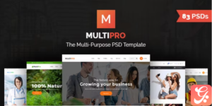 MultiPro | Multi-Purpose ECommerce PSD Template