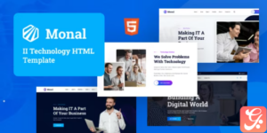 Monal - IT service HTML Template