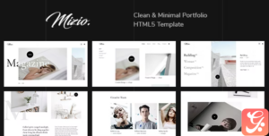 Mizio - Clean & Minimal Portfolio HTML5 Template
