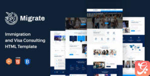 Migrate – Immigration and Visa Consulting Template