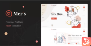 Mer's - Personal Portfolio React Nextjs Template