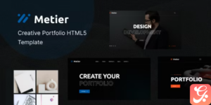 Metier - Portfolio & Resume Bootstrap 5 Template
